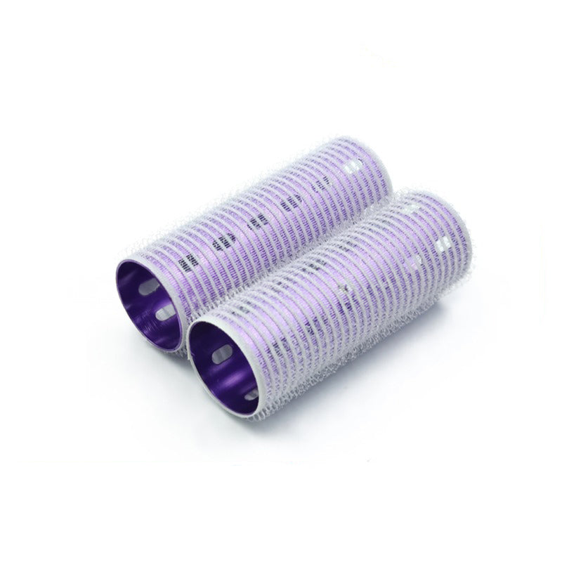 Thickened Colorful Aluminum Core Curling Barrels, 3x9cm Self-Adhesive Seamless USB Curling Rolls for Fluffy and Inward Curled Bangs