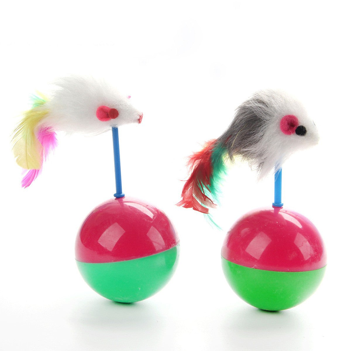 1PCS Feathered Sisal Ball Cat Toy for Self-Entertainment and Boredom Relief, Durable Cat Toy for Scratching and Biting