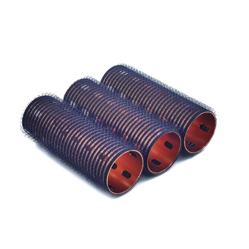 Thickened Colorful Aluminum Core Curling Barrels, 3x9cm Self-Adhesive Seamless USB Curling Rolls for Fluffy and Inward Curled Bangs