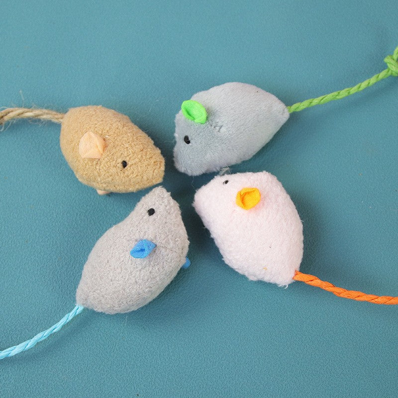 1PCS Feathered Sisal Ball Cat Toy for Self-Entertainment and Boredom Relief, Durable Cat Toy for Scratching and Biting